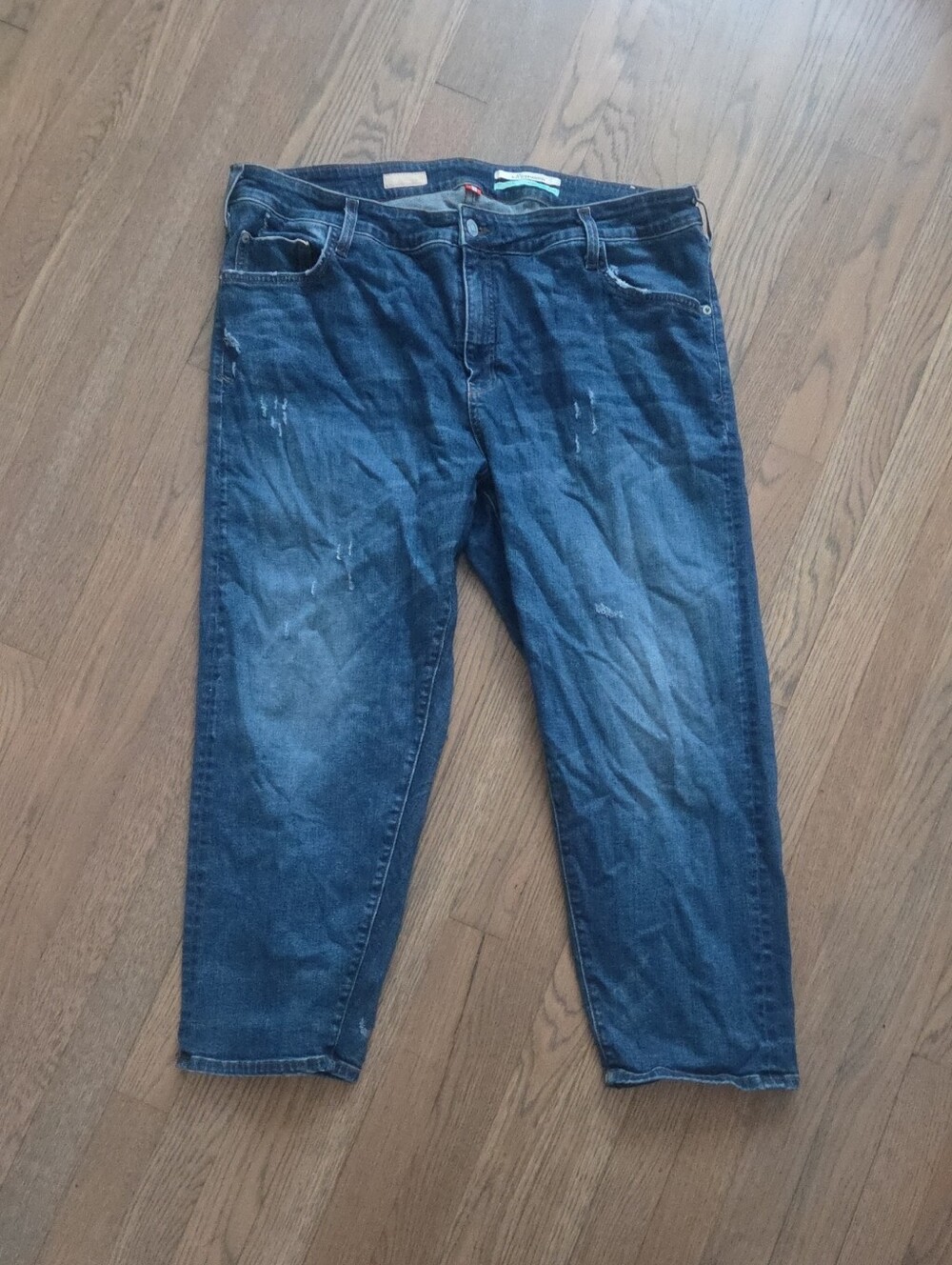 Anthropologie Washed Blue Relaxed Jeans